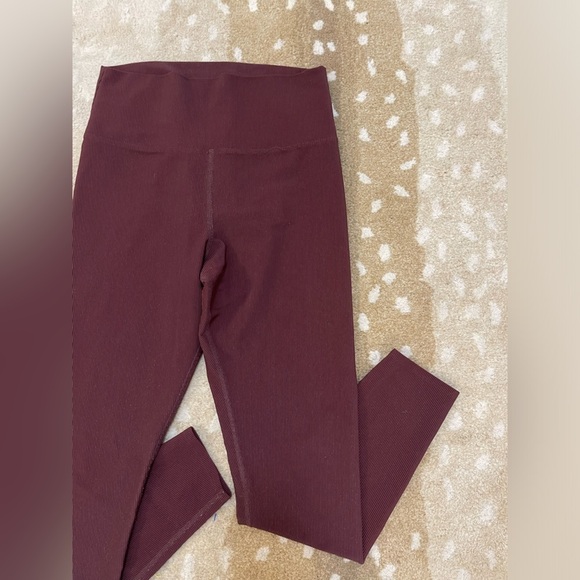 Beach Riot Ayla Legging Glitter Bitter Chocolate ribbed women’s size large - Picture 7 of 10